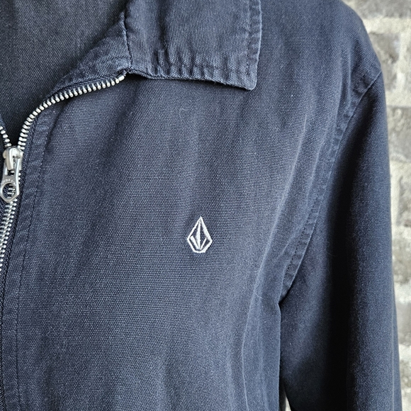 Volcom Fleece Lined Jacket Sz Medium - Picture 2 of 7